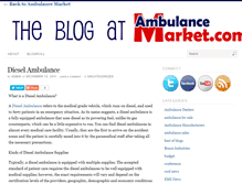 Tablet Screenshot of blog.ambulancemarket.com